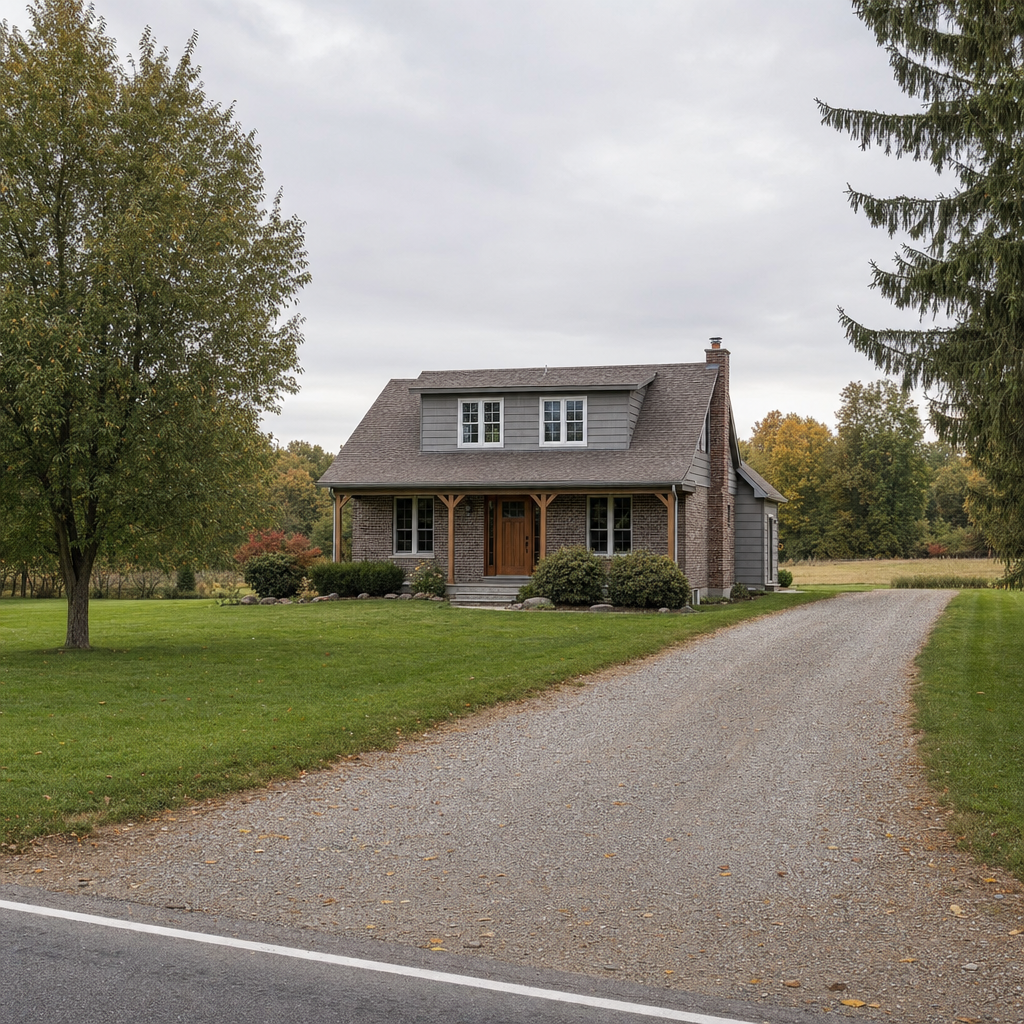 A calm single-family home exterior on a quiet Miramar street, representing the household size and daily water use that decides how often a septic tank needs pumping